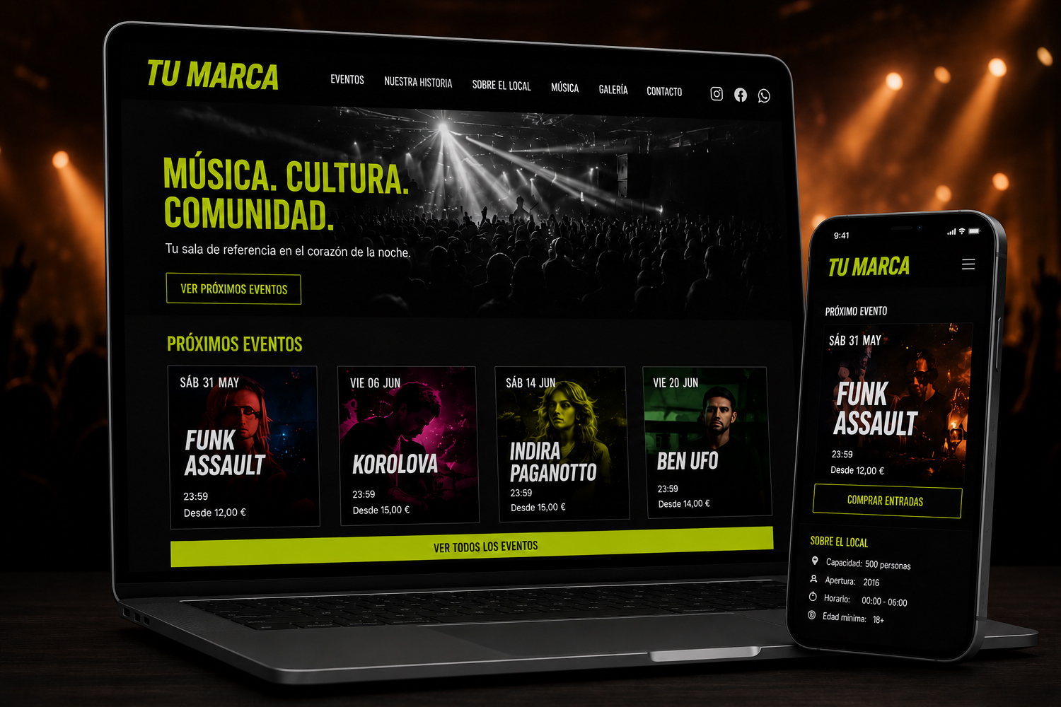 Website MonsterTicket